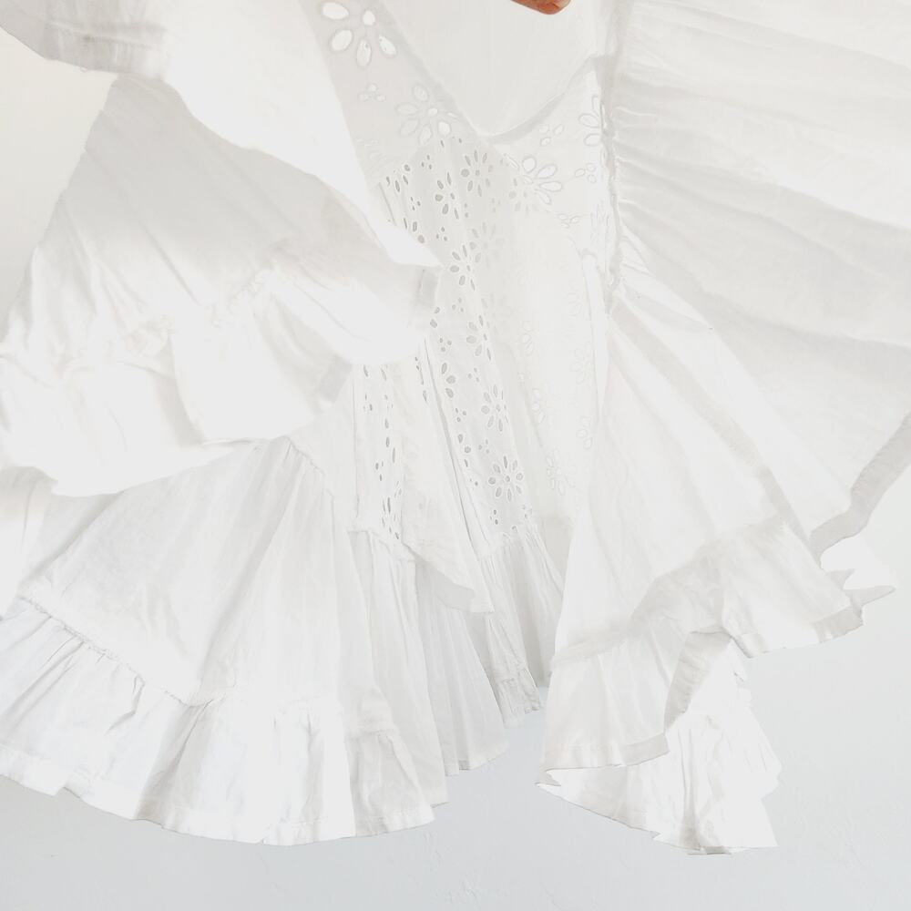 Free People White Eyelet Dress - Picture 7 of 11